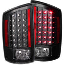 ANZO 2006-2008 Dodge Ram 1500 LED Taillights Black - anz311123