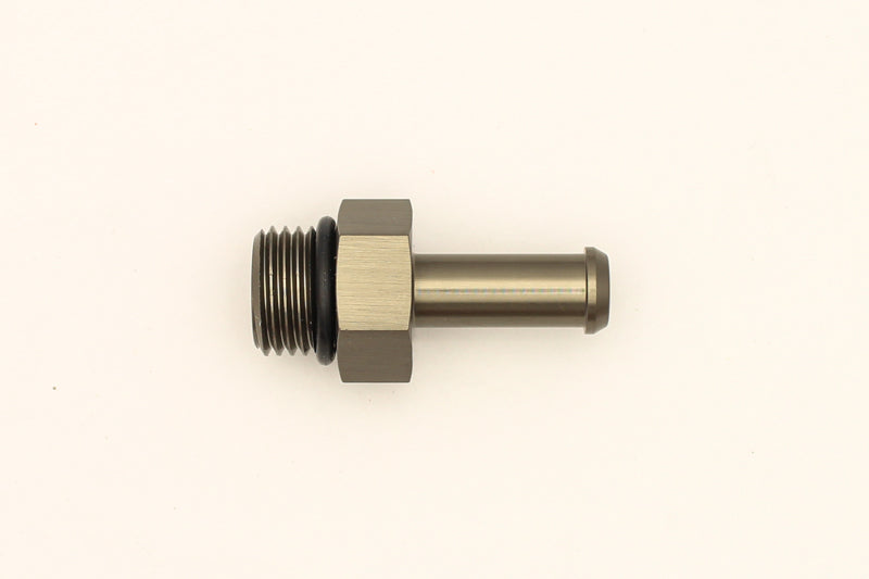 DeatschWerks 6AN ORB Male To 5/16in Barb Fitting (Single Barb - Incl O-Ring) - dw6-02-0505