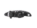 ANZO 1997-1999 Mitsubishi Eclipse Projector Headlights w/ Halo Black G2 - anz121377