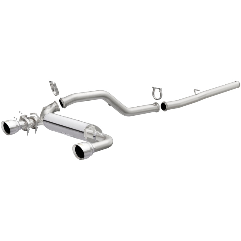MagnaFlow Cat-Back 2016 Ford Focus RS 3in SS Dual Outlet 4.5in Polished Tips - mag19281