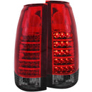 ANZO 1999-2000 Cadillac Escalade LED Taillights Red/Smoke - anz311157