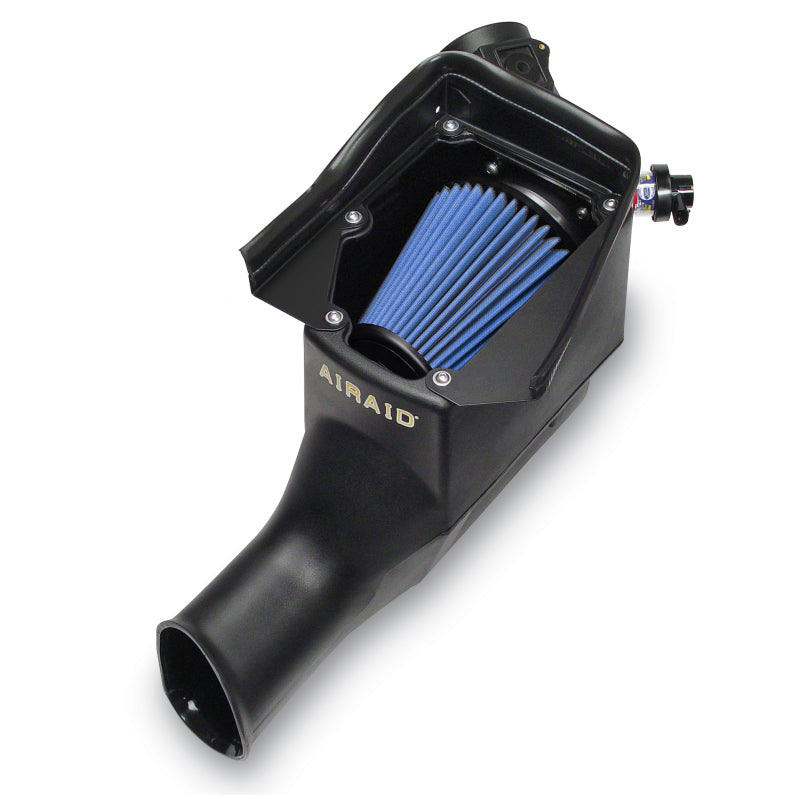 Airaid 03-07 Ford Power Stroke 6.0L Diesel MXP Intake System w/ Tube (Dry / Blue Media) - air403-131-1