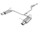 aFe Takeda Exhaust 2.25in to 2in Dia 304SS Cat-Back w/Polished Tips 08-12 Honda Accord Coupe V6 3.5L - afe49-36612