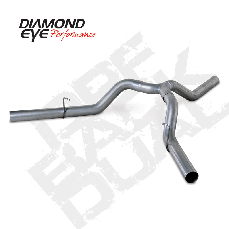 Diamond Eye KIT 4in DPF-BACK DUAL SS: DODGE 6.7L 2500 2014 SHORT BOX CREW CAB & MEGA CAB - depK4260S