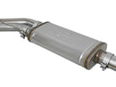 aFe Rebel Series 3in. to 2.5in. 409 SS C/B Exhaust 11-14 Ford F-150 V6-3.5L (tt) - Polished Tip - afe49-43078-P