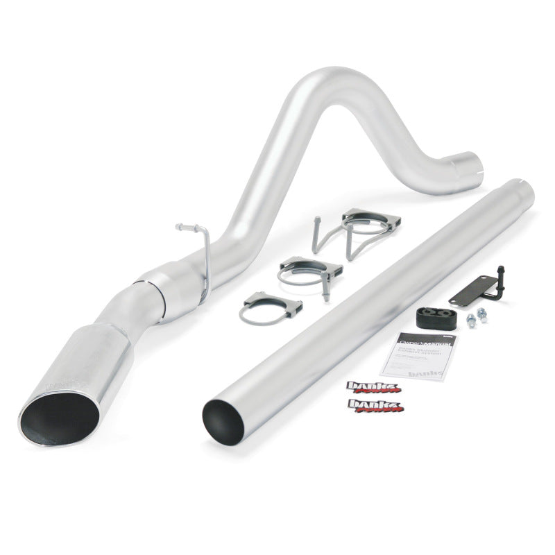 Banks Power 08-10 Ford 6.4L (All W/B) Monster Exhaust System - SS Single Exhaust w/ Chrome Tip - gbe49781