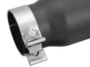 aFe MACHForce XP 3in Inlet x 4in Outlet x 9in Length Clamp-On Black Tip - afe49T30401-B09