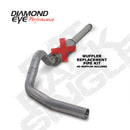 Diamond Eye KIT 4in CB MFLR RPLCMENT PIPE SGL AL: 94-97 FORD 7.3L F250/F350 PWRSTROKE - depK4310A-RP