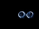 ANZO 1999-2006 Gmc Sierra 1500 Projector Headlights w/ Halo Black - anz111192