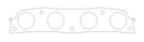 Cometic Toyota 1ZZFE 98-02 Exhaust .030 inch MLS Head Gasket 1.732 inch Round Port - cgC4205-030