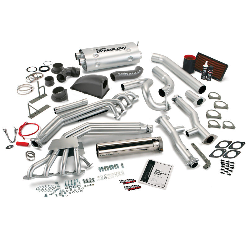 Banks Power 01-03 GM 8.1 Mh - W20/22 (R-Exit) PowerPack System - gbe49559