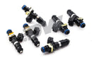 DeatschWerks 93-98 Toyota Supra TT (14mm O-Ring for Top Feed) Bosch EV14 1200cc Injectors (Set of 6) - dw16MX-14-1200-6