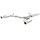 MagnaFlow Cat Back, SS, 3in, Street, Dual Split Polished 4.5in Tips 2015 Ford Mustang GT V8 5.0L - mag19100