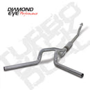 Diamond Eye KIT 4in TB DUAL AL: 94-02 DODGE CUMMINS 5.9L - depK4214A