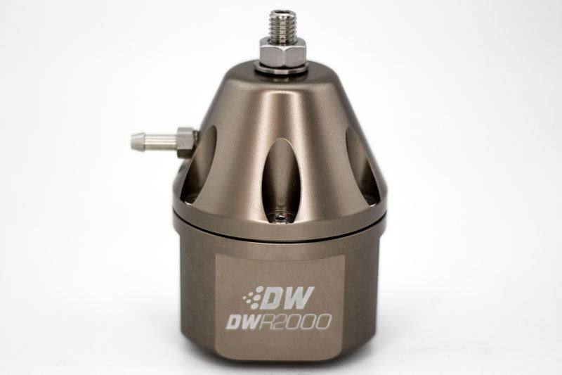 DeatschWerks DWR2000 Adjustable Fuel Pressure Regulator - Titanium - dw6-2000-FRT