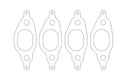 Cometic VW 1.8L 8V 77-99 Exhaust Set .030 inch MLS Head Gasket 1.060 inch X 1.480 inch Port - cgC4163-030