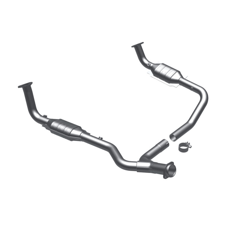 MagnaFlow Conv DF 95-99 Range Rover 4.0/4.6L GEMS Y-Pipe Assembly *NOT FOR SALE IN CALIFORNIA* - mag93694