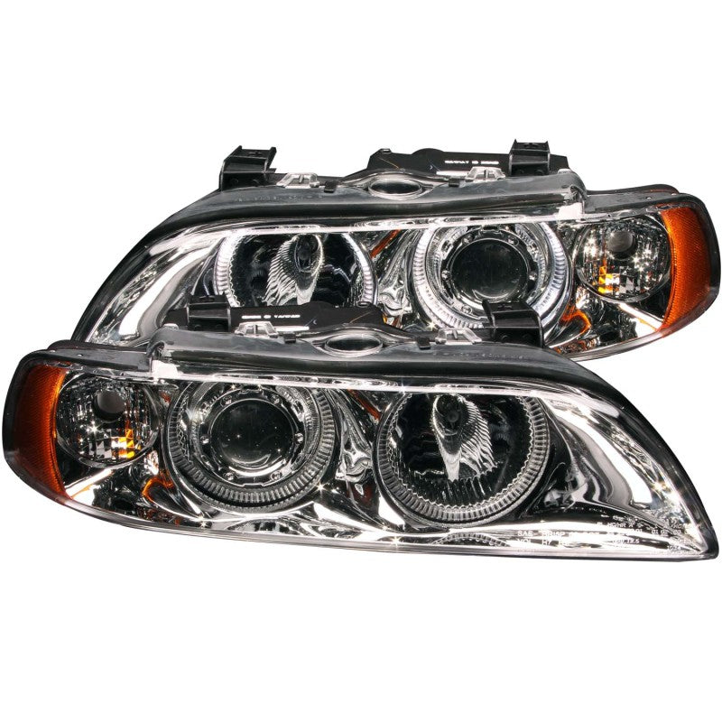 ANZO 1997-2001 BMW 5 Series Projector Headlights w/ Halo Chrome - anz121018