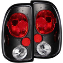 ANZO 1997-2004 Dodge Dakota Taillights Black - anz211042