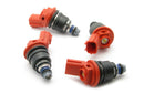DeatschWerks Nissan G20 / SR20 / 240sx SR/KA 270cc Side Feed Injectors - dw01J-00-0270-4