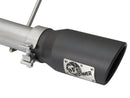 aFe Rebel Series CB 2.5in Dual Center Exit SS Exhaust w/ Black Tips 07-15 Jeep Wrangler 3.6L/3.8L V6 - afe49-48056-B