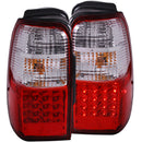 ANZO 2001-2002 Toyota 4 Runner LED Taillights Red/Clear - anz311070