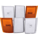 ANZO Corner Lights 1988-1993 Chevrolet C1500 Euro Corner Lights 4 Clear and 2 Amber 6pc - anz521031