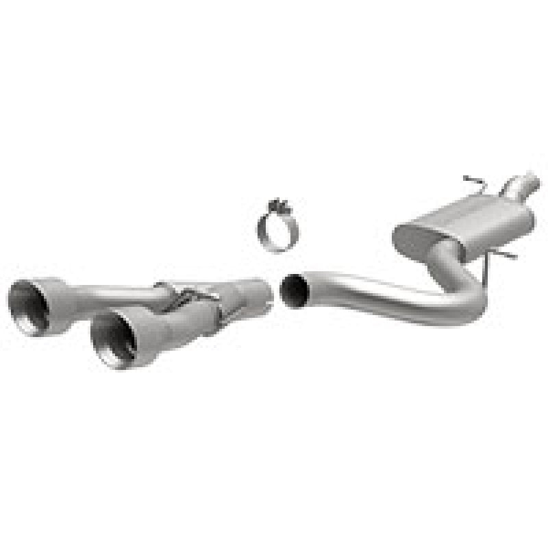 MagnaFlow 12-13 VW Golf L4 2.0L Turbocharged Dual Center Rear Exit Stainless Cat Back Perf Exhaust - mag15156