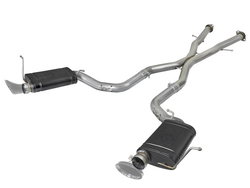 aFe MACHForce XP 12-17 Jeep Grand Cherokee WK2 SRT8 V8-6.4L 304SS Cat-Back Exhaust w/o Resonator - afe49-38058