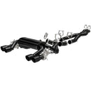 MagnaFlow 15 BMW M3/M4 L6 3.0L SS Cat-Back Perf. Sport Quad Split Rear Exit Exht - 3.5in Black Tips - mag19187