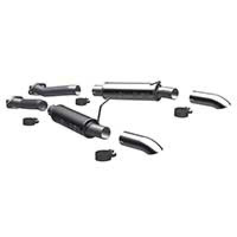MagnaFlow SYS C/B 86-04 Mustang 2.5inch 4.6/5.0 w/ Turn Downs - mag17118
