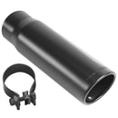 Magnaflow Tip W/Clamp 3x12x2.5 ID Blk - mag35234