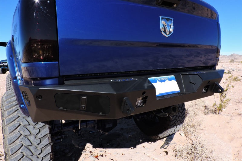 Addictive Desert Designs 10-18 Dodge RAM 2500 HoneyBadger Rear Bumper w/ Backup Sensor Cutout - addR517301280103