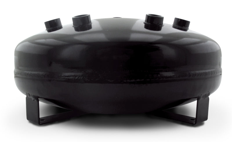 Air Lift 4 Gal Pancake Tank- 8in H X 16in Dia W/ (4) 1/2 (2) 3/8 (1) 1/4 & (1) 1/8 Ports - alf10995