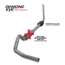 Diamond Eye KIT 4in MFLR RPLCMENT PIPE TB SGL ALUM 94-97 5 7 3L F250/F350 PWRSTROKE NFS W CARB STDS - depK4306A-RP