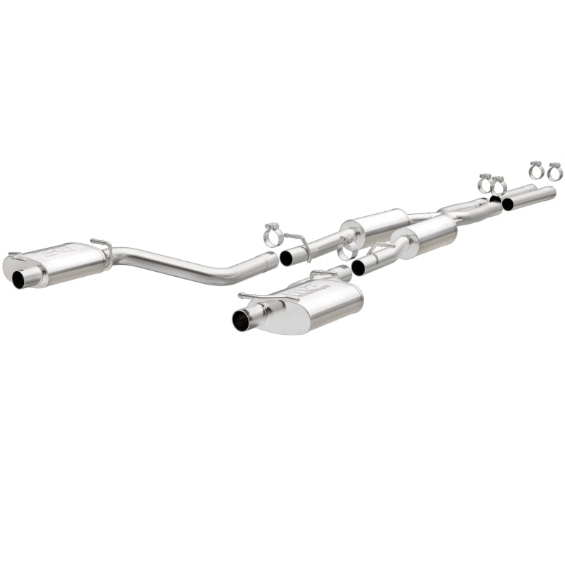 MagnaFlow Cat-Back SS 2.5in Dual Split Rear Exit (OEM Tips) 15-16 Dodge/Chrysler Charger/300 5.7L V8 - mag19226
