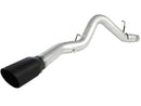 aFe Atlas Exhaust 5in DPF-Back Al Steel 11-13 GM Diesel Trucks V8-6.6L (td) LML (Blk Tip) - afe49-04041-B