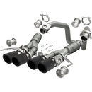 MagnaFlow 14-19 Chevrolet Corvette V8 6.2L GAS Competition Axle Back w/Quad Black Tips 3in Dia - mag19381