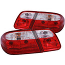 ANZO 1996-2002 Mercedes Benz E Class W210 Taillights Red/Clear G2 - anz221162