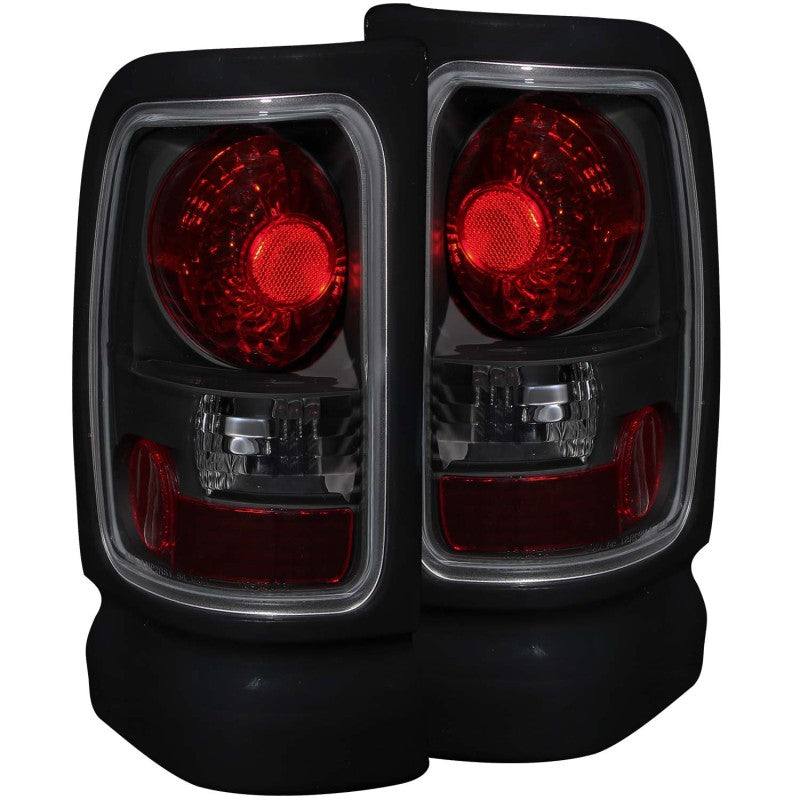 ANZO 1994-2001 Dodge Ram Taillights Dark Smoke - anz211170