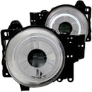 ANZO 2007-2013 Toyota Fj Cruiser Projector Headlights w/ Halo Chrome - anz111115