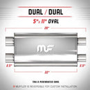 MagnaFlow Muffler Mag SS 22X5X11 2.5 D/D - mag14568