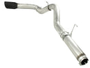 aFe MACHForce XP 5in DPF-Back 409SS Exhaust Dodge Diesel Trucks 07.5-12 L6-6.7L (td) Black Tip - afe49-42016-B