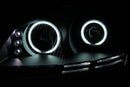 ANZO 2006-2009 Volkswagen Rabbit Projector Headlights w/ Halo Black (CCFL) - anz121345