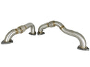 aFe Twisted Steel Header Up-Pipe 08-10 Ford Diesel Trucks V8-6.4L (td) - afe48-33016