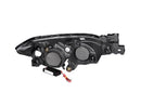 ANZO 2004-2008 Mazda 3 Projector Headlights w/ Halos Chrome - anz121211