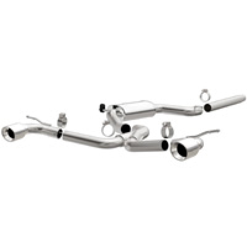 MagnaFlow SYS C/B Dual Split Rear Exit 4in Polished Tips 2015 VW GTI 2.0L Turbo - mag15357