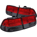 ANZO 1996-2000 Honda Civic Taillights Red/Smoke - anz221206