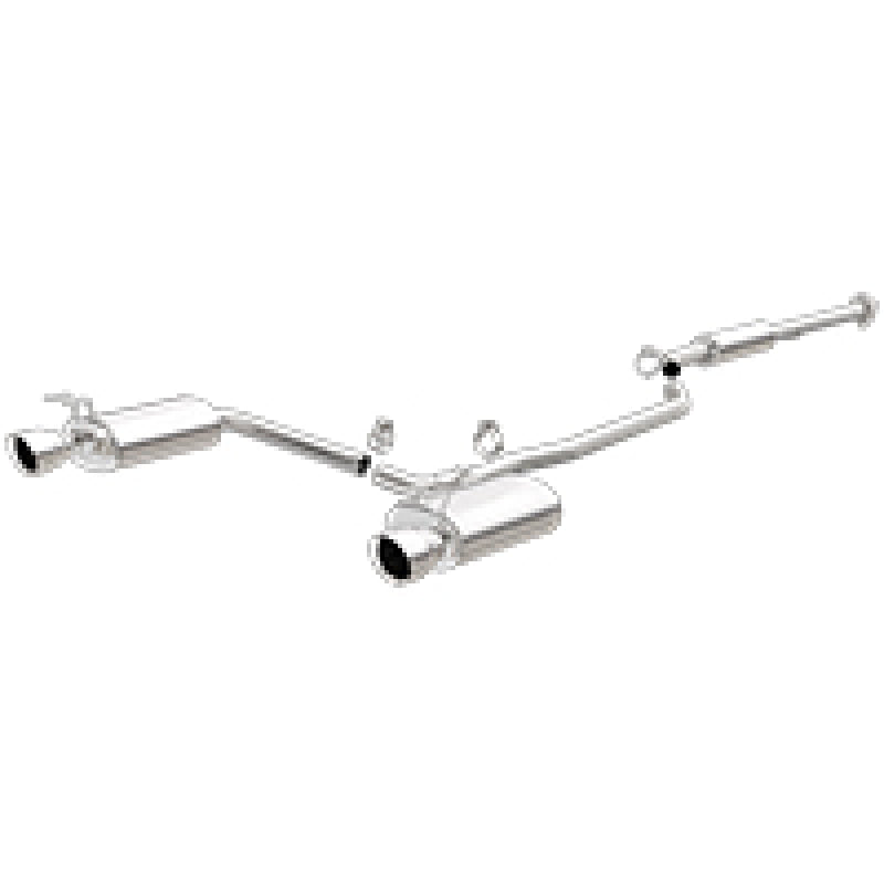 MagnaFlow Sys C/B 2015 Honda Accord 3.5L V6 2.5in SS Dual Split Rear Polished 4.5 Tip - mag19181