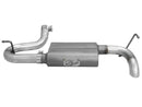 aFe Scorpion Exhaust System Axle Back Aluminized Hi-Tuck 07-17 Jeep Wrangler JK V6 3.6/3.8L - afe49-08046